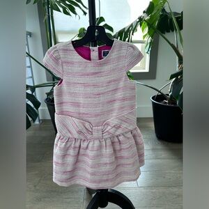 Janie and Jack Girls Formal Dress size 3 front bow detail